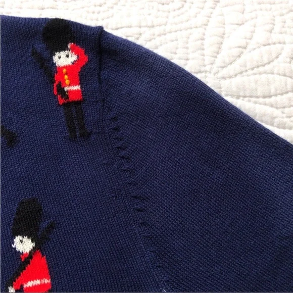 CUTE Ugly Christmas Sweater with Toy Soldiers London Nutcracker by Talbots - Picture 12 of 16